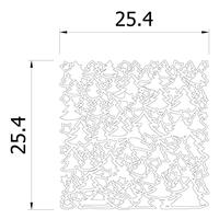 VedoNonVedo Nevicata dekoratives Element zur Einrichtung und Teilung von Räumen -  transparent 3